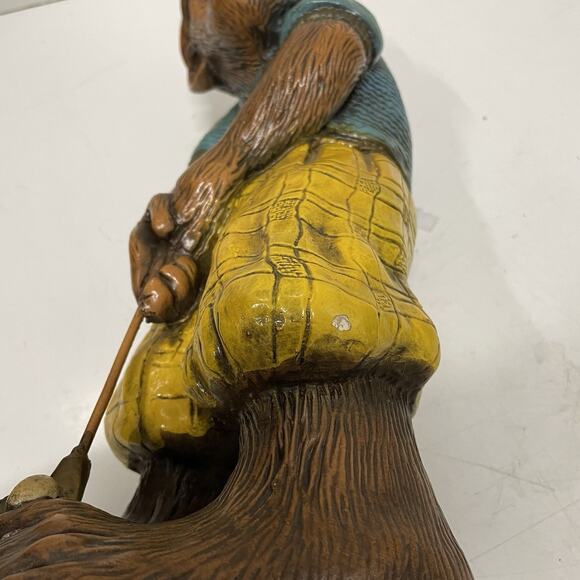 VTG 1976 Progressive Art Products 15” Chimpanzee Chimp, Not Monkey Golf Statue - Picture 9 of 9